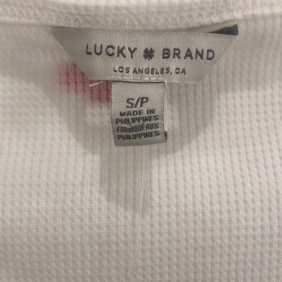 Lucky Brand waffle knit long sleeve - Picture 2 of 4